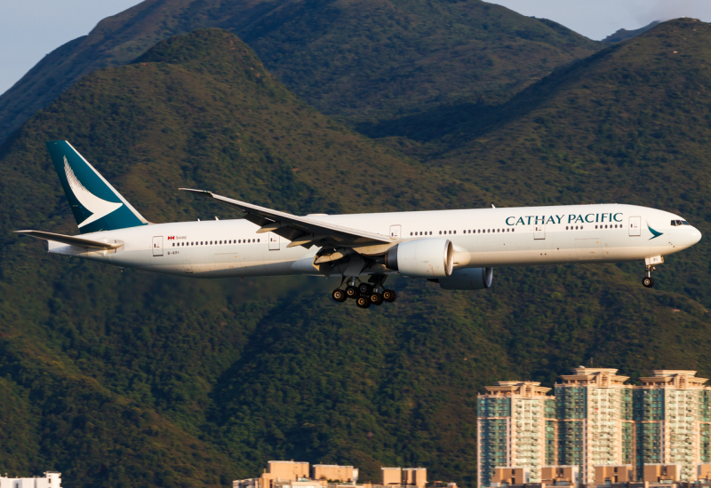 Photo of B-KPI - Cathay Pacific Boeing 777-300ER at HKG on AeroXplorer Aviation Database