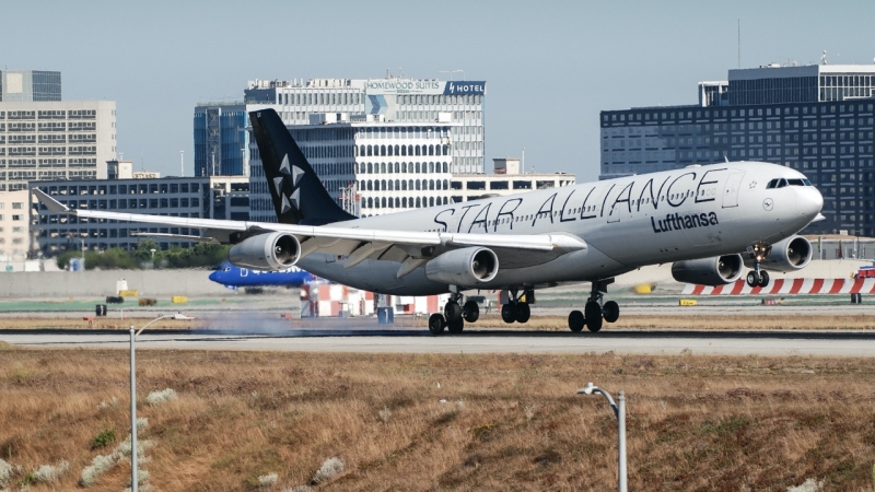 Photo of D-AIHC - Lufthansa Airbus A340-600 at KLAX on AeroXplorer Aviation Database