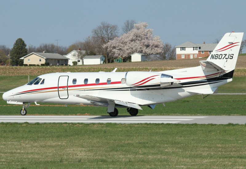 Photo of N807JS - PRIVATE Cessna Citation 560XL Excel at THV on AeroXplorer Aviation Database