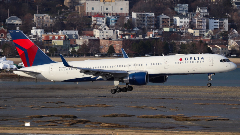 Photo of N695DL - Delta Airlines Boeing 757-200 at BOS on AeroXplorer Aviation Database