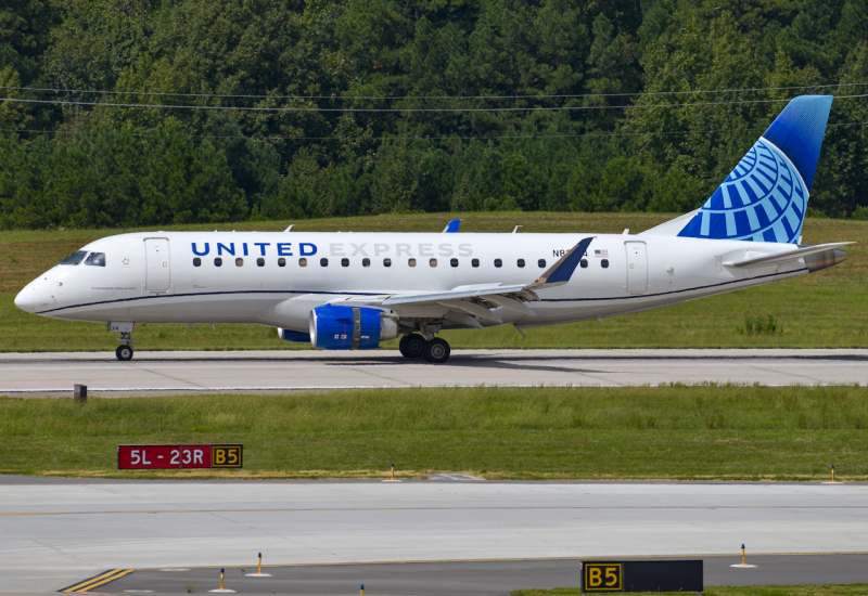 Photo of N82314 - United Express Embraer E175 at RDU on AeroXplorer Aviation Database