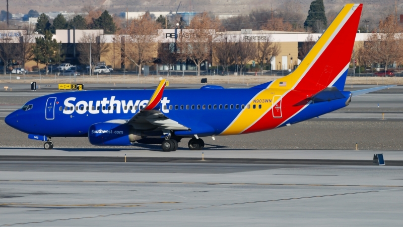 Photo of N903WN - Southwest Airlines Boeing 737-700 at RNO on AeroXplorer Aviation Database