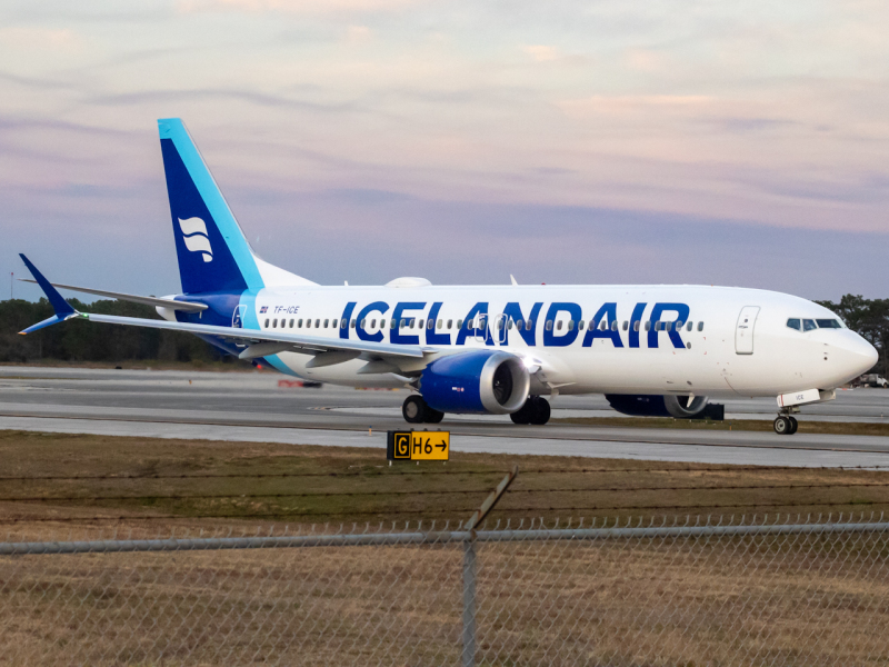 Photo of TF-ICE - Icelandair Boeing 737 MAX 8 at MCO on AeroXplorer Aviation Database
