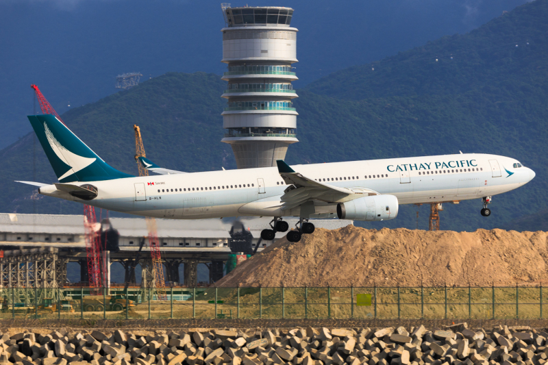 Photo of B-HLN - Cathay Pacific Airbus A330-300 at HKG on AeroXplorer Aviation Database