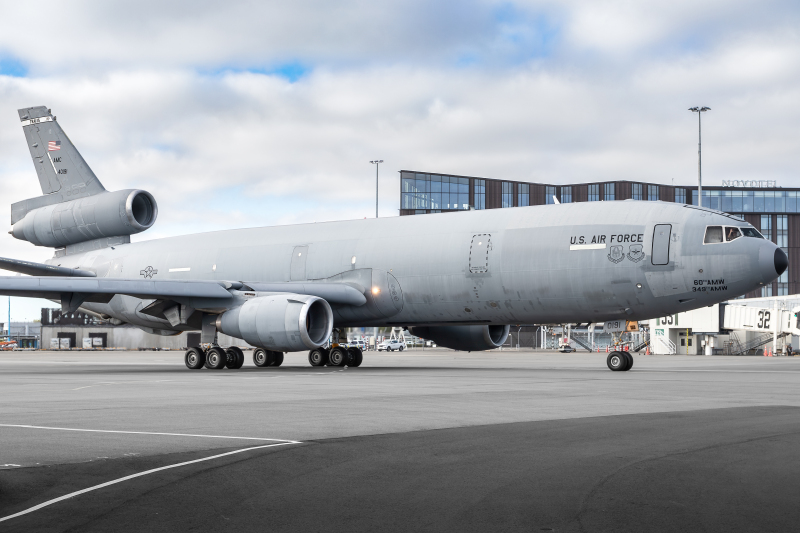 Photo of 84-0191 - USAF - United States Air Force McDonnell Douglas KC-10 Extender at CHC on AeroXplorer Aviation Database