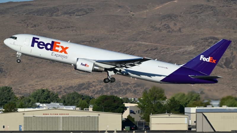 Photo of N258FE - FedEx Boeing 767-300F at RNO on AeroXplorer Aviation Database