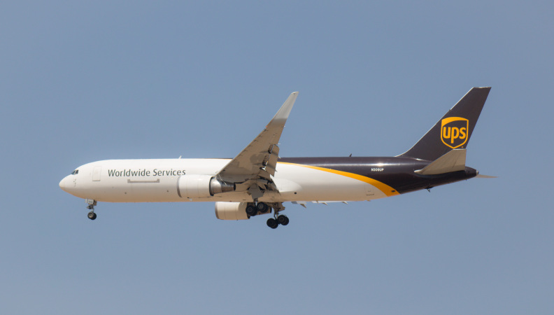 Photo of N309UP - United Parcel Service Boeing 767-300F at BOI on AeroXplorer Aviation Database