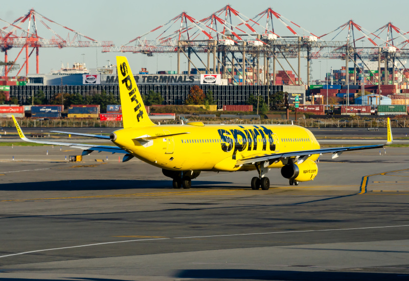 Photo of N683NK - Spirit Airlines Airbus A321-200 at EWR on AeroXplorer Aviation Database