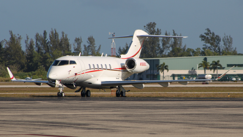 Photo of N168GC - PRIVATE Bombardier Challenger 350 at APF on AeroXplorer Aviation Database