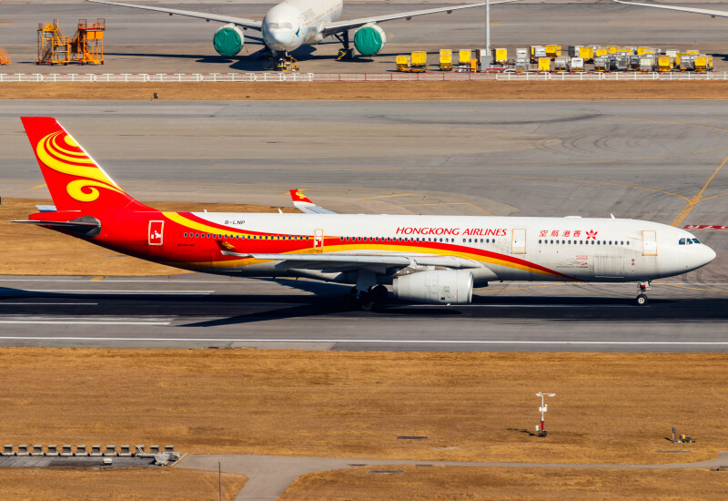 Photo of B-LNP - Hong Kong Airlines Airbus A330-300 at HKG on AeroXplorer Aviation Database