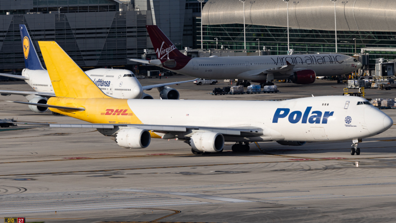 Photo of N851GT - Polar Air Boeing 747-8F at MIA on AeroXplorer Aviation Database