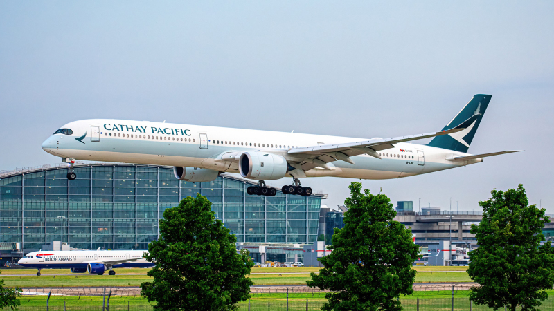 Photo of B-LXR - Cathay Pacific Airbus A350-1000 at LHR on AeroXplorer Aviation Database