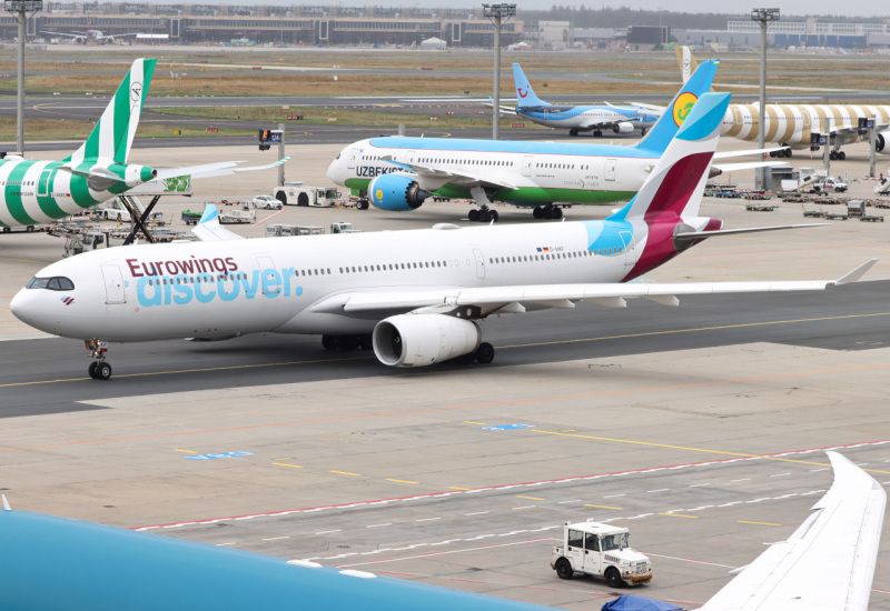 Photo of D-AIKF - Eurowings Airbus A330-300 at FRA on AeroXplorer Aviation Database