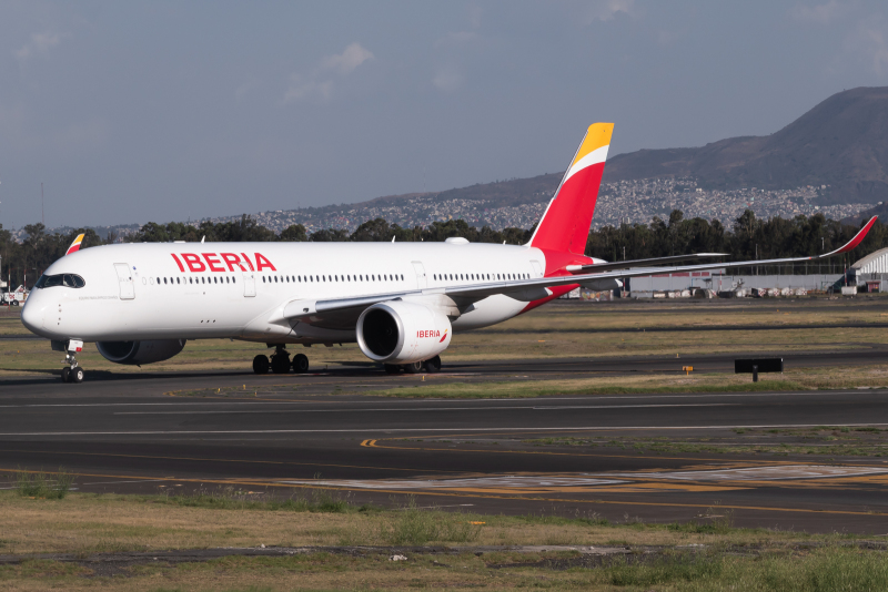 Photo of EC-NXC - Iberia Airbus A350-900 at MEX on AeroXplorer Aviation Database