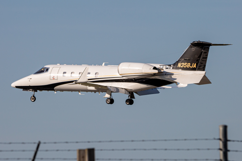 Photo of N358JA - PRIVATE  Learjet 60 at BWI on AeroXplorer Aviation Database