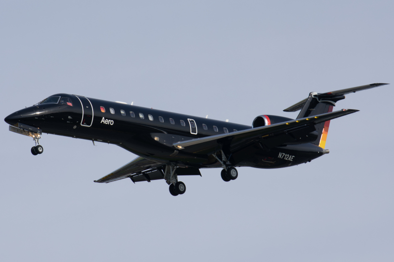 Photo of N712AE - Aero Embraer ERJ135 at SJC on AeroXplorer Aviation Database