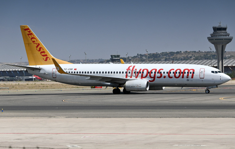 Photo of TC-CRF - Pegasus Air Boeing 737-800 at MAD on AeroXplorer Aviation Database