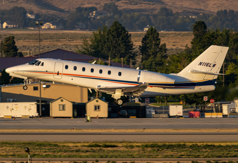 Photo of N116LW - PRIVATE Cessna 680 Citation Sovereign at BOI on AeroXplorer Aviation Database