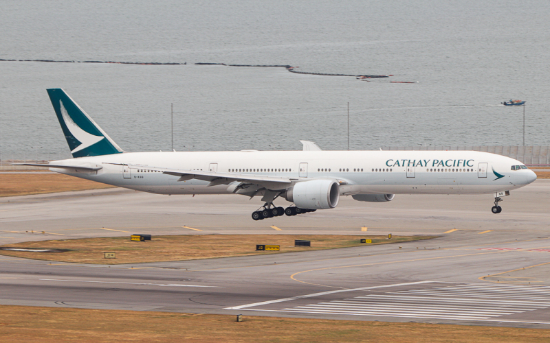 Photo of B-KQQ - Cathay Pacific Boeing 777-300ER at HKG on AeroXplorer Aviation Database