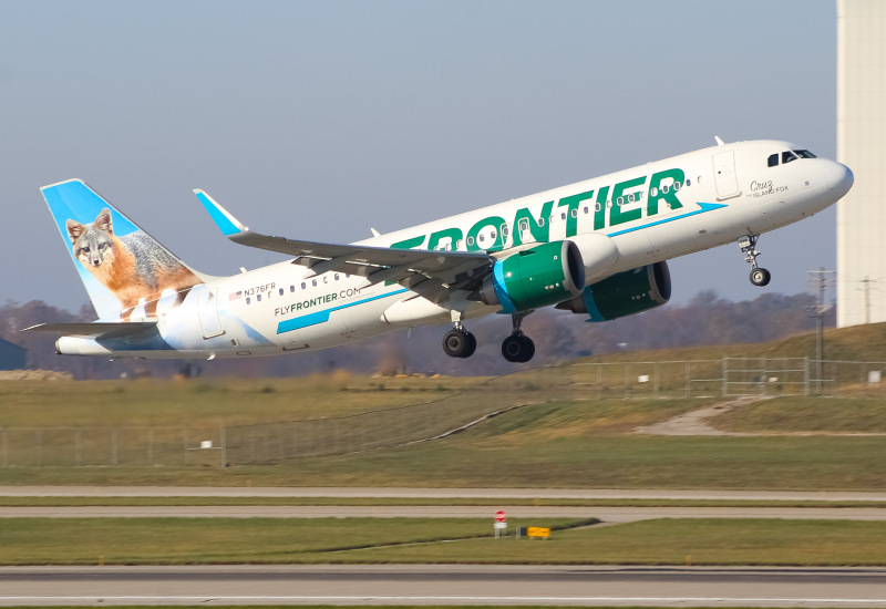 Photo of N376FR - Frontier Airlines Airbus A320NEO at CVG on AeroXplorer Aviation Database