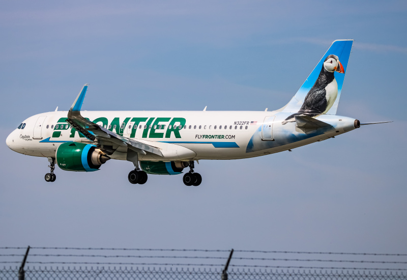 Photo of N322FR - Frontier Airlines Airbus A320NEO at BWI on AeroXplorer Aviation Database