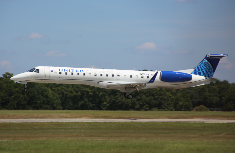 Photo of N21144 - United Express Embraer ERJ145 at PNS on AeroXplorer Aviation Database