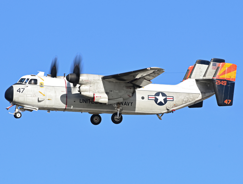 Photo of 162149 - USN - United States Navy Grumman C-2 Greyhound at NZY on AeroXplorer Aviation Database