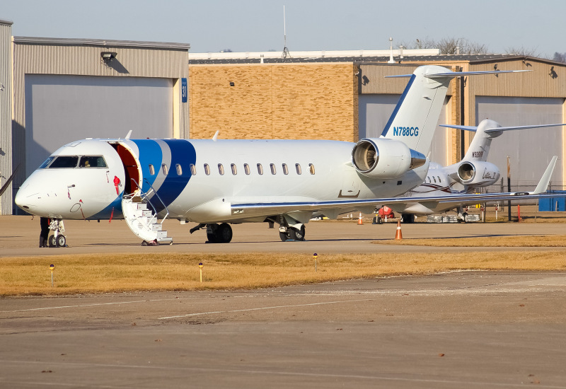 Photo of N788CG - PRIVATE  Mitsubishi CRJ-200 at LUK on AeroXplorer Aviation Database