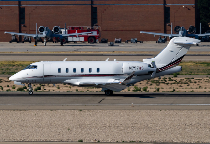 Photo of N757QS - PRIVATE  Bombardier BD-100-1A10 Challenger 350 at BOI on AeroXplorer Aviation Database