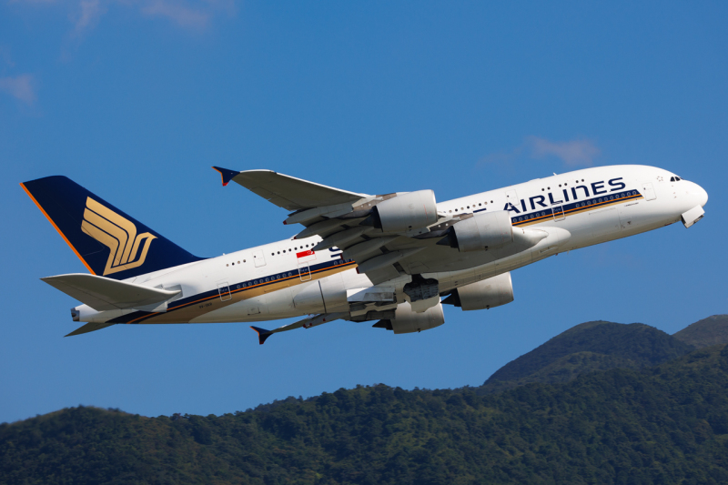 Photo of 9V-SKR - Singapore Airlines Airbus A380-800 at HKG on AeroXplorer Aviation Database