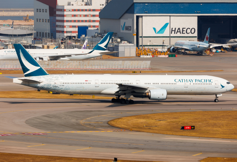Photo of B-HNK - Cathay Pacific Boeing 777-300 at HKG on AeroXplorer Aviation Database