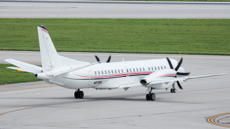 Photo of N811BB - PRIVATE Saab 2000 at CMH on AeroXplorer Aviation Database