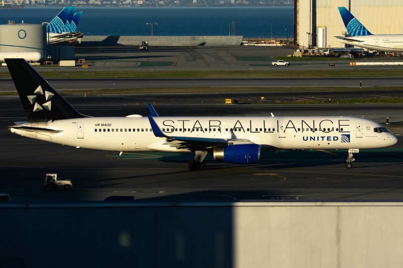 Photo of N14120 - United Airlines Boeing 757-200 at SFO on AeroXplorer Aviation Database