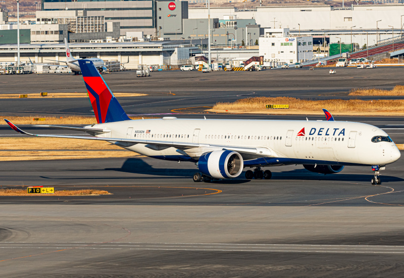 Photo of N508DN - Delta Airlines Airbus A350-900 at HND on AeroXplorer Aviation Database
