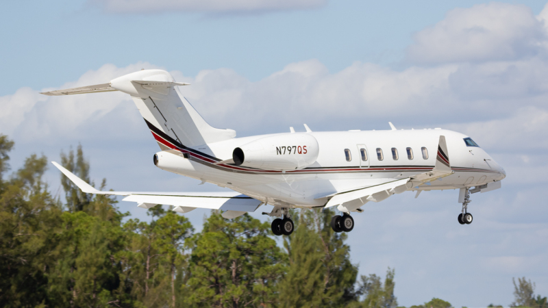 Photo of N797QS - PRIVATE Bombardier Challenger 350  at APF on AeroXplorer Aviation Database