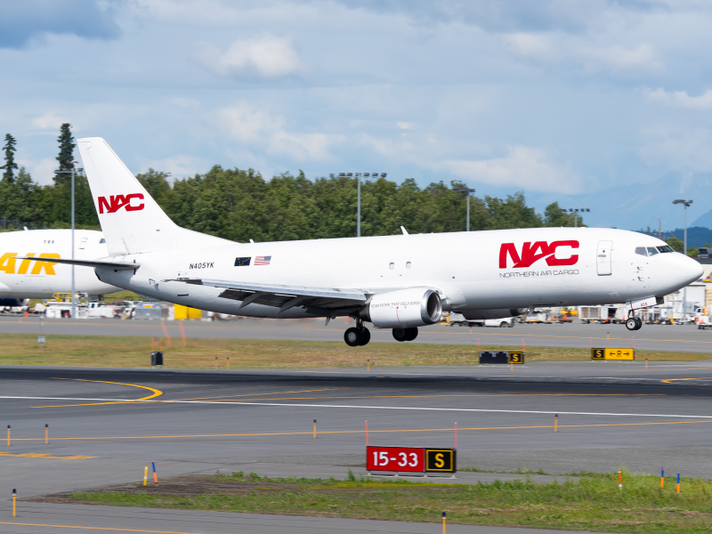 Photo of N405YK - Northern Air Cargo Boeing 737-400 at ANC on AeroXplorer Aviation Database