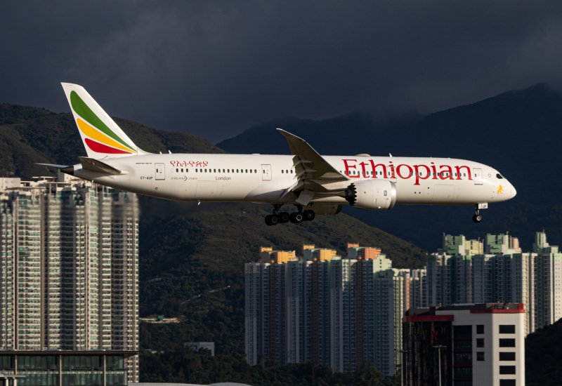 Photo of ET-AUP - Ethiopian Boeing 787-9 at HKG on AeroXplorer Aviation Database