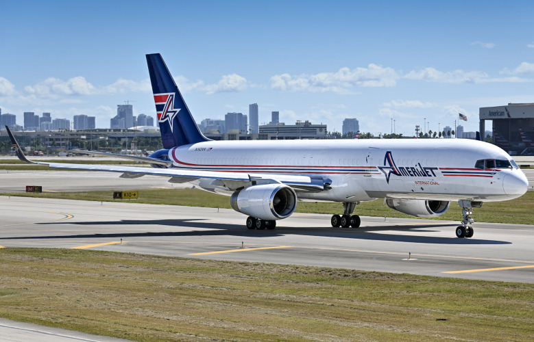 Photo of N192AN - Amerijet Boeing 757-200F at MIA on AeroXplorer Aviation Database