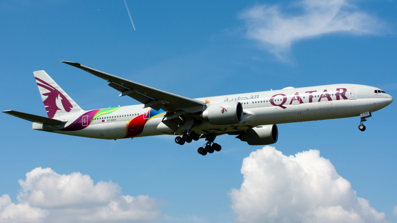 Photo of A7-BAX - Qatar Airways Boeing 777-300ER at LHR on AeroXplorer Aviation Database
