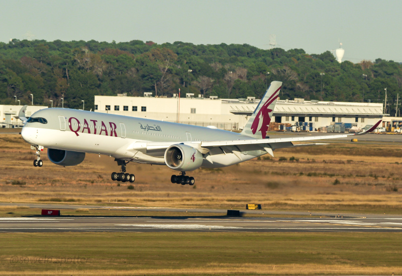 Photo of A7-ANI - Qatar Airways Airbus A350-1000 at IAH on AeroXplorer Aviation Database