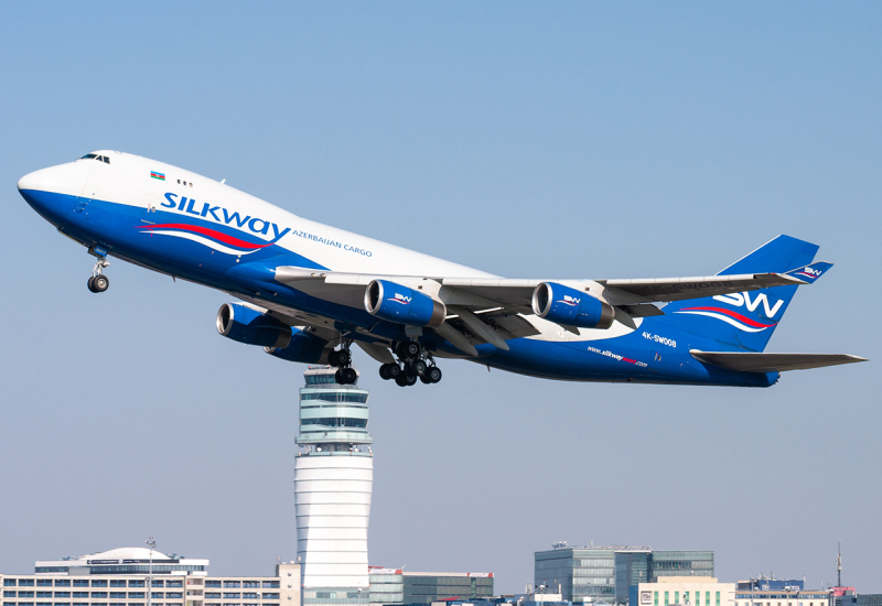 Photo of 4K-SW008 - Silk Way West Airlines Boeing 747-400F at VIE on AeroXplorer Aviation Database