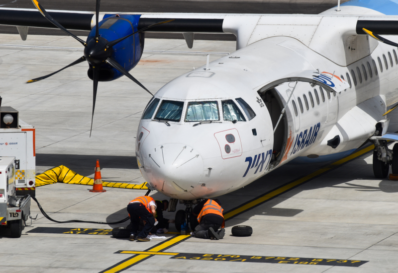 Photo of 4X-ATI - Israir ATR 72-500 at TLV on AeroXplorer Aviation Database