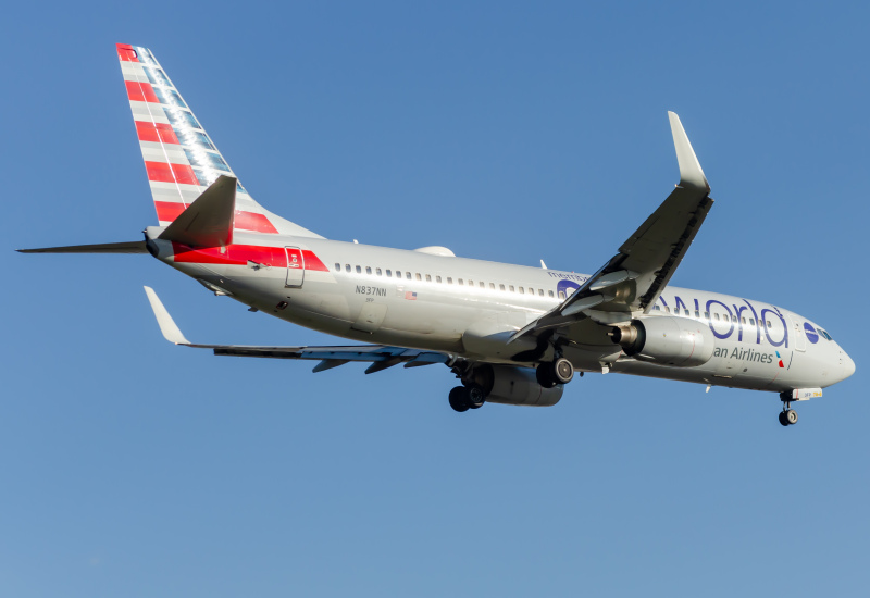 Photo of N837NN - American Airlines Boeing 737-800 at EWR on AeroXplorer Aviation Database
