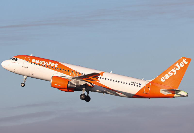 Photo of G-EZTY - EasyJet Airbus A320 at MAN on AeroXplorer Aviation Database