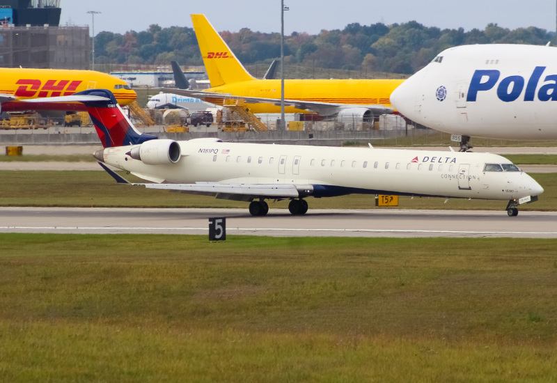Photo of N818PQ - Delta Connection Mitsubishi CRJ-900 at CVG on AeroXplorer Aviation Database