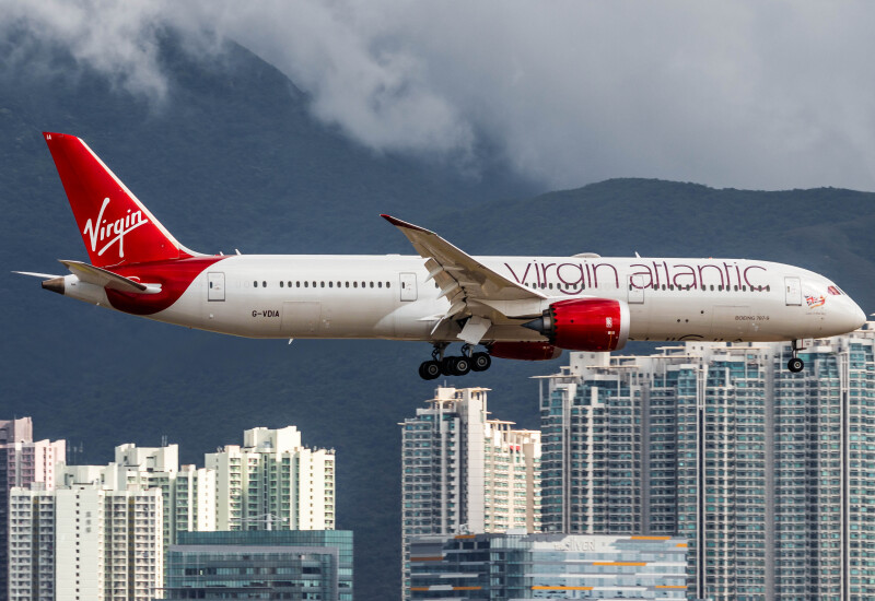 Photo of G-VDIA - Virgin Atlantic Boeing 787-9 at HKG on AeroXplorer Aviation Database