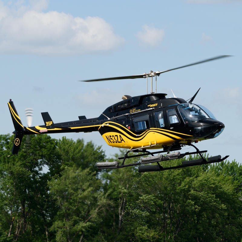 Photo of N53ZA - Zip Aviation Bell 206 at CDW on AeroXplorer Aviation Database