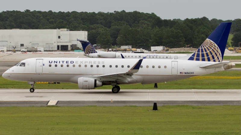 Photo of N86311 - United Express Embraer E175 at IAH on AeroXplorer Aviation Database