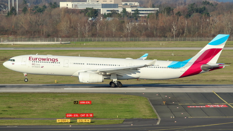 Photo of OO-SFK - Eurowings Airbus A330-300 at DUS on AeroXplorer Aviation Database
