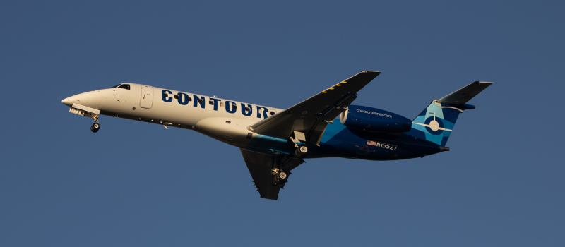 Photo of N15527 - Contour airlines Embraer ERJ135 at BWI on AeroXplorer Aviation Database